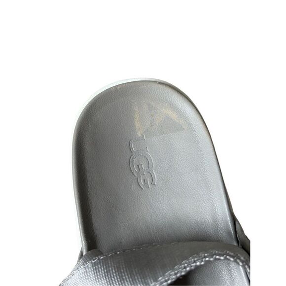 UGG Nella Mesh Platform Sandals Grey Size 7.5 - Picture 7 of 8